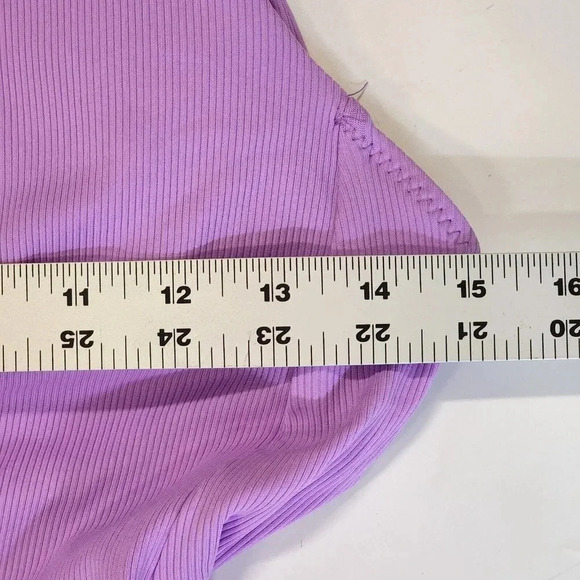 Becca Tessa High Neck One Piece Swimsuit in Orchid Size S NWT $148 - Picture 10 of 12